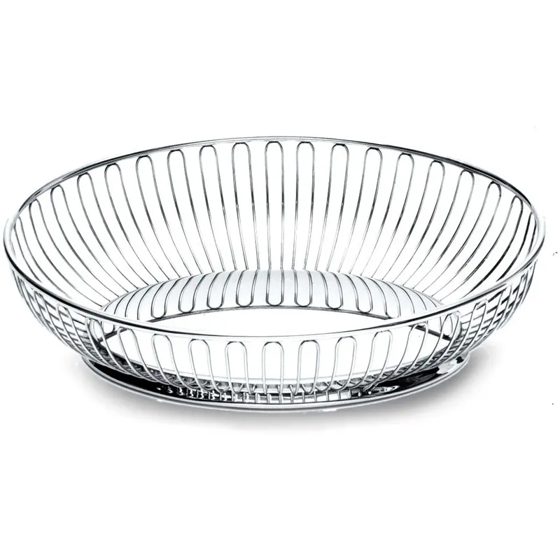 Alessi Alessi trådkorg oval 20×28 cm Rostfritt stål