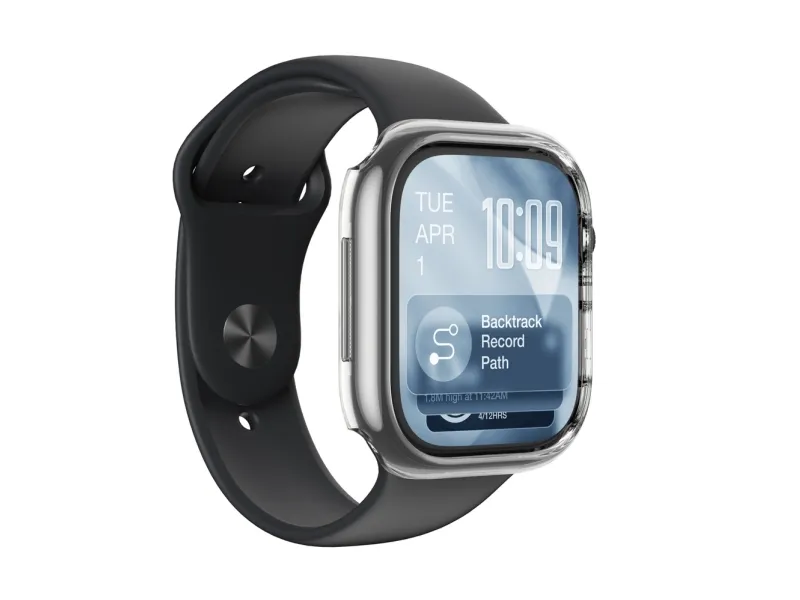 AmazingThing Minimal Protective Case for Apple Watch Series 11 46mm - Clear