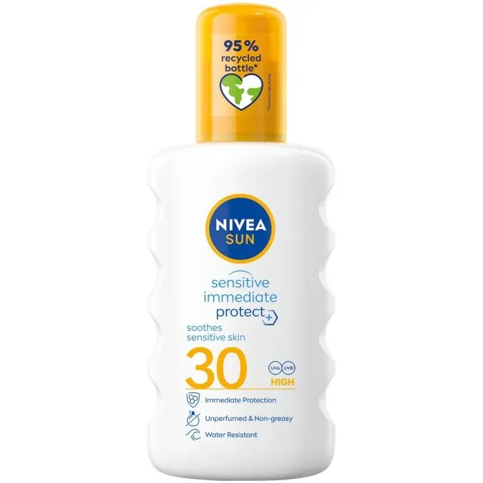 NIVEA SUN Sensitive Immediate Protect Soothing Sun Lotion SPF30 200 ml