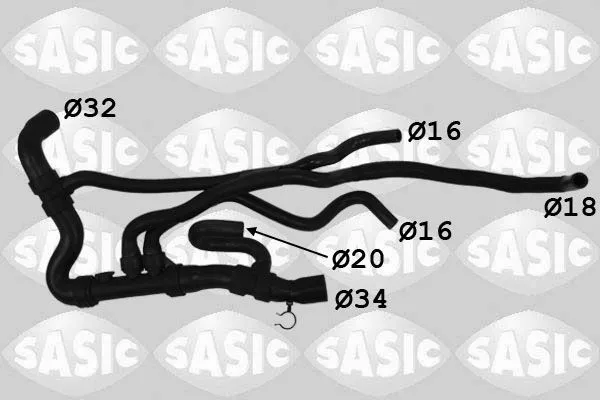 SASIC 3404201 Kylarslang