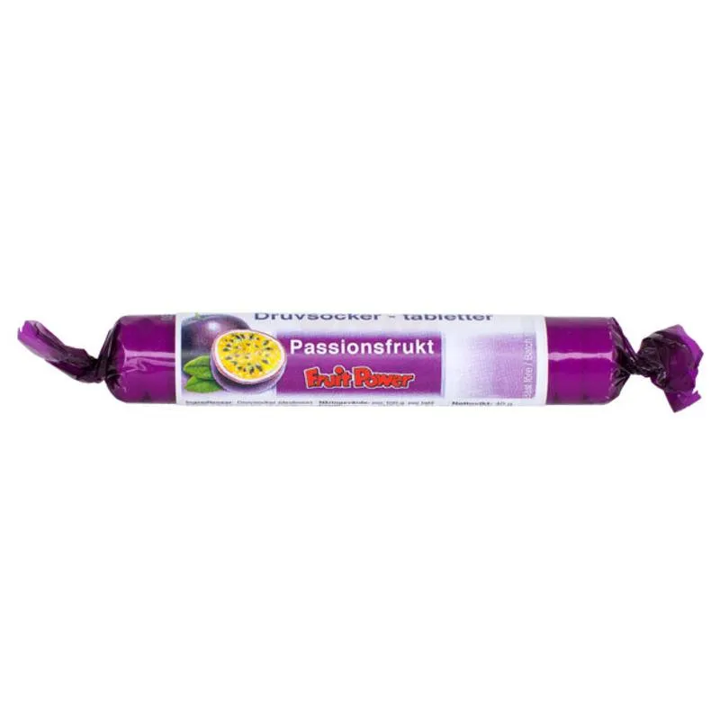Lindroos Fruit Power Druvsocker Passionsfrukt Rulle 17 st