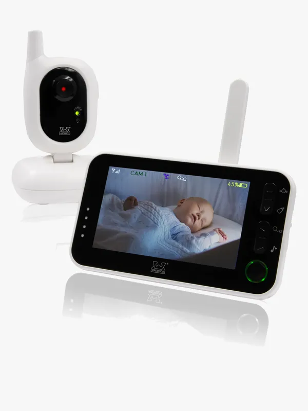 Padwico Video Babymonitor med uppladdningsbart batteri