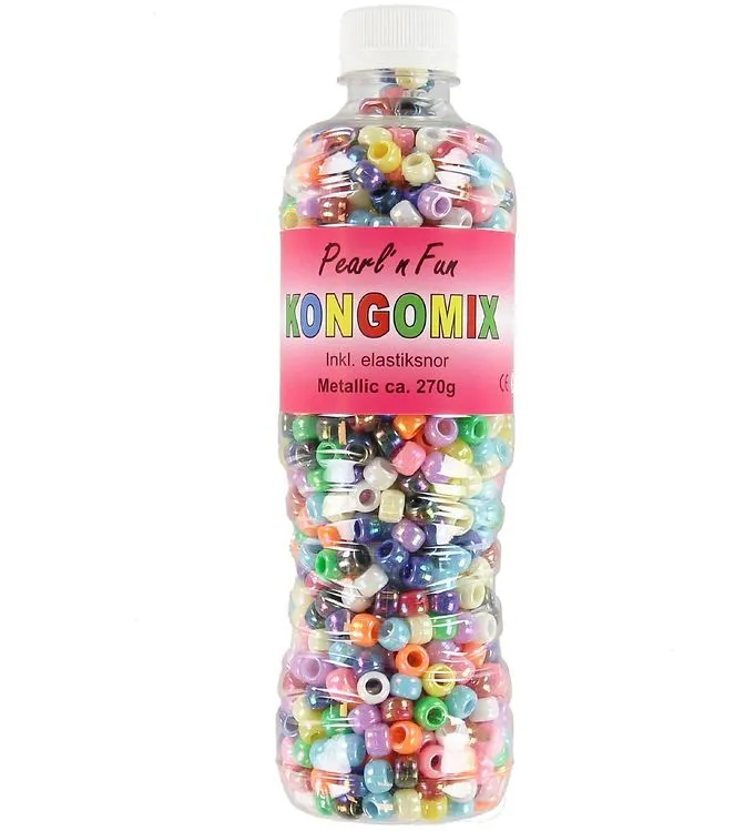 Pearl N Fun Pärlor – Kongo – 270 gram – Metalliska