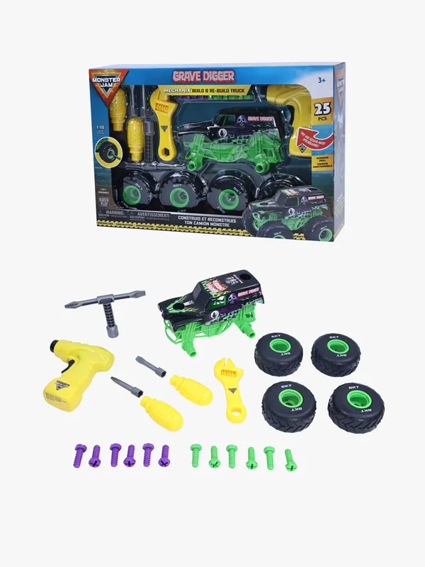 Mechanix 1:18 Build n Rebuild Grave Digger Monster Jam