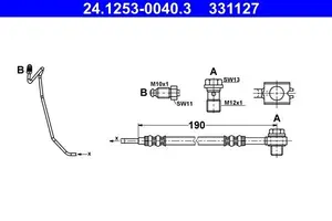 Bromsslang ATE 24.1253-0040.3
