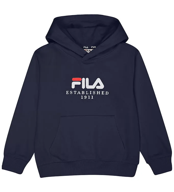 Fila Hoodie - Benna - Svart m. Logo (#3891)