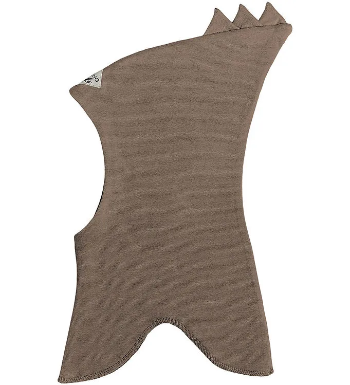Racing Kids Balaklava – Dubbel – Brown Birch Bark m. Tack (#9823)