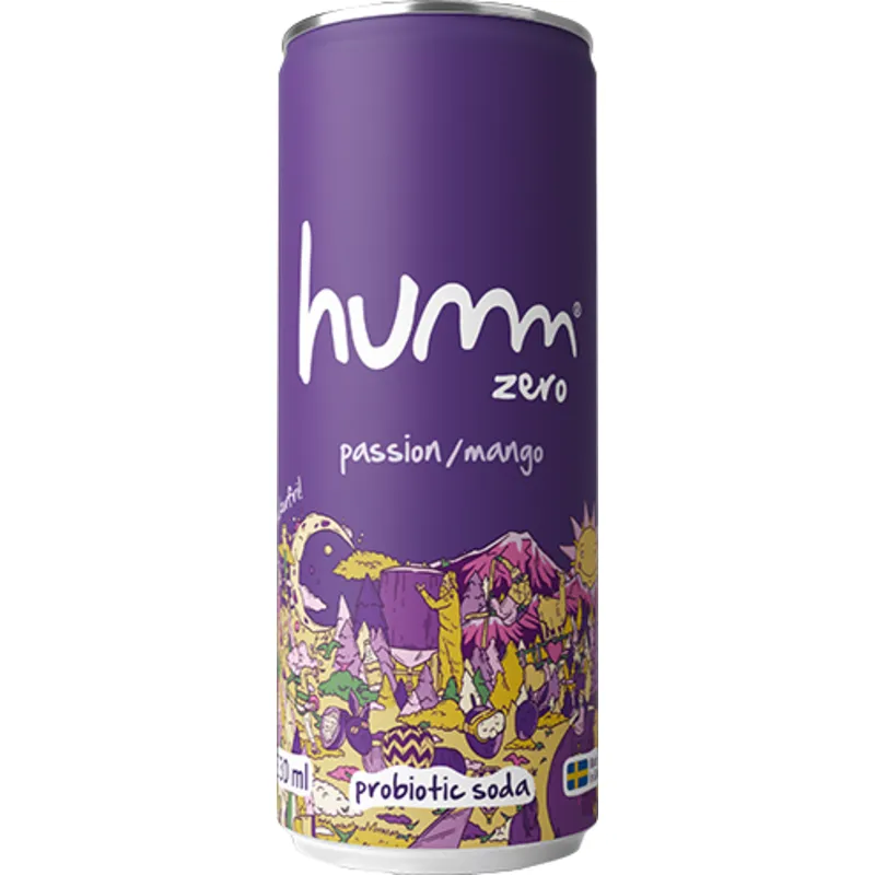 Humm Kombucha Humm Zero Passion Mango 330 ml