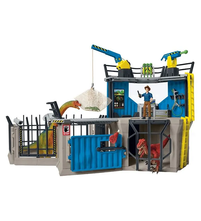 Schleich Dinosaurs – 45 x 36 cm – Dinosaurieforskningsstation 41