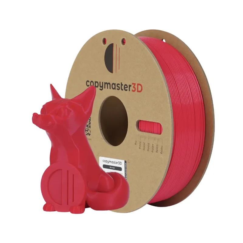 Copymaster3D PLA-filament för 3D-skrivare, 1,75 mm, röd