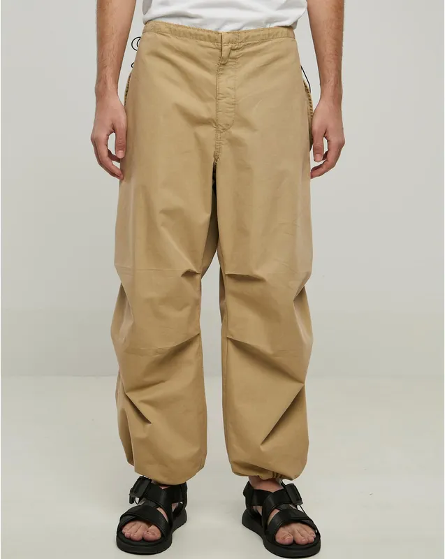 Urban Classics Wide Cargobukser Beige
