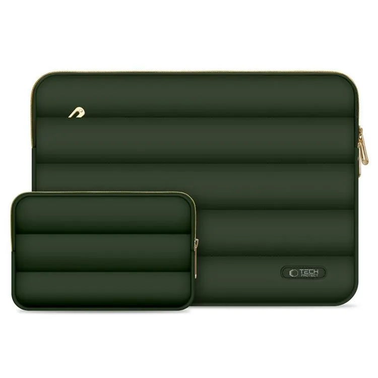 Tech-Protect Laptop 15-16″ Datorfodral Puffy - Army Grön