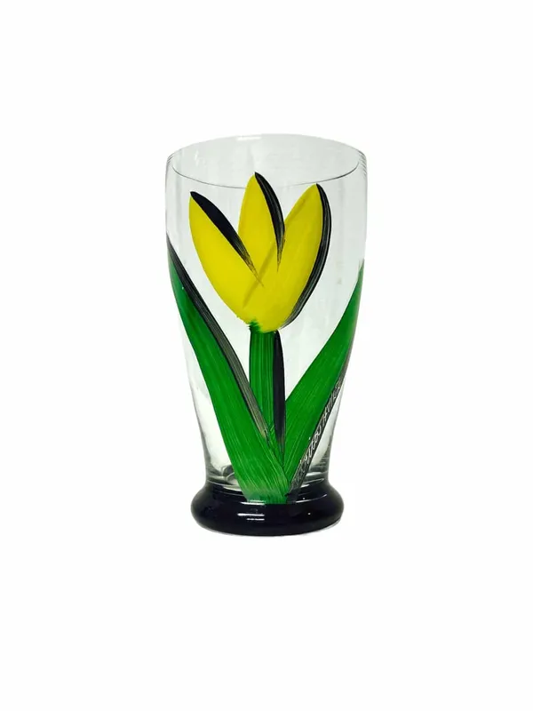 Kosta Boda – Tulipa – Öl / Vattenglas Gul Design Ulrica Hydman Vallien