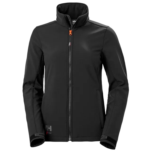 DAMJACKA SOFTSHELL LUNA SVART STL S | Beijerbygg Byggmaterial