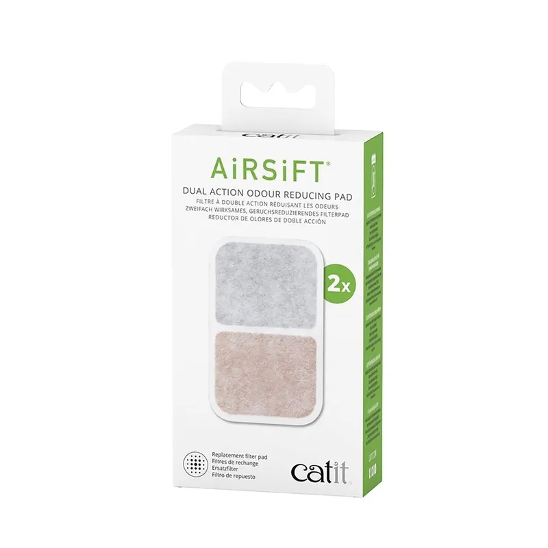 Catit AIRSIFT Dual Action filterkassett 2 st.