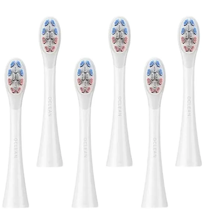 Oclean Tandborsthuvuden - Ömtåliga Care - 6-pack - Vit