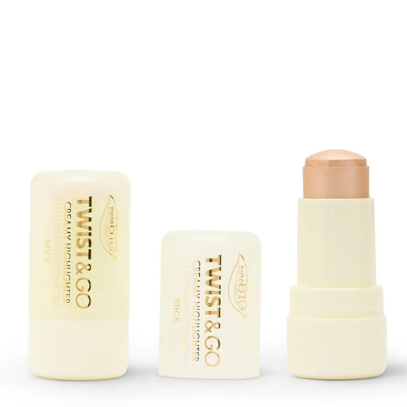 puroBIO Cosmetics – TWIST & GO – Creamy Highlighter stick 01