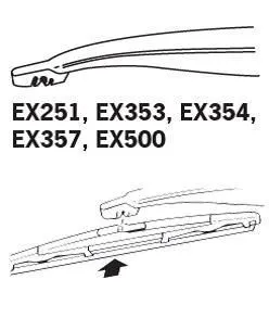 Torkarblad TRICO EFB4014L