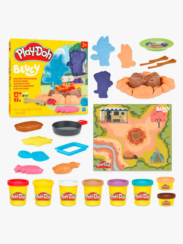 Play-Doh Bluey Leklera Bluey Goes Camping