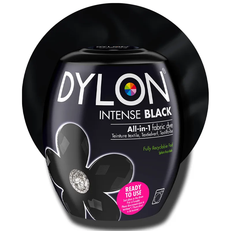 Dylon Pod All-in-1 textilfärg 12 Intense Black