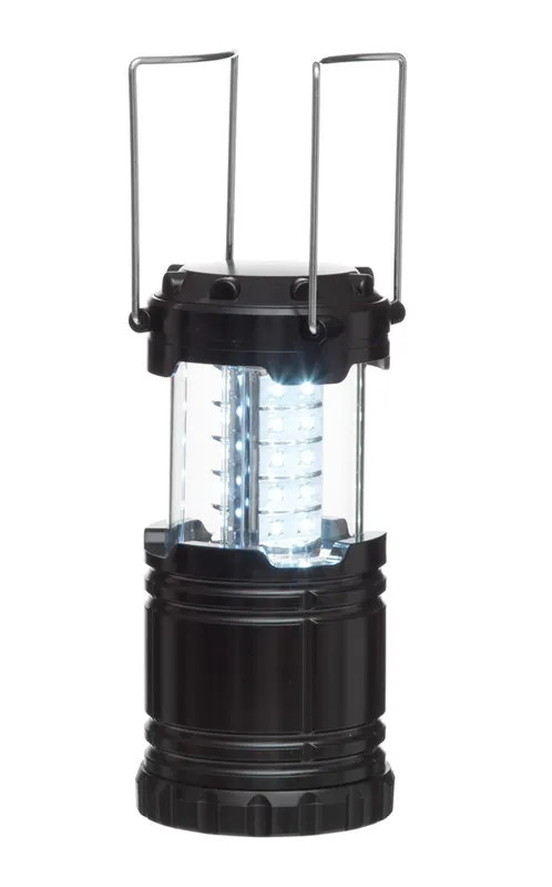 Campinglykta, 30 LED, Batteridriven, Hopfällbar design