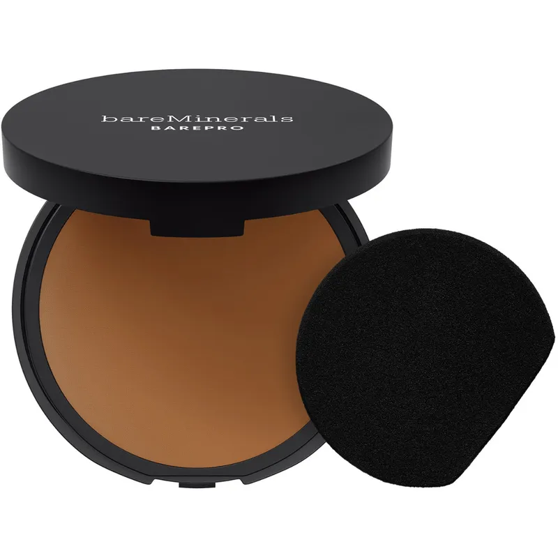 bareMinerals BarePRO 24H Skin-Perfecting Pressed Powder Deep 55 Cool – 8 g