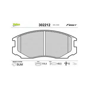 VALEO 302212 Bromsbelägg