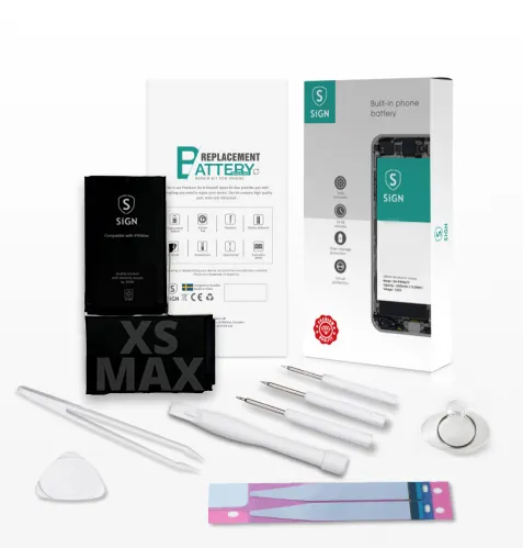 SiGN Komplett Kit för Batteribyte – iPhone XS Max