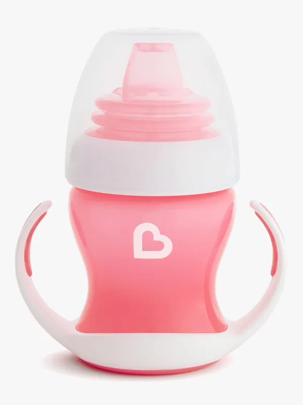 Munchkin Gentle Pipmugg med Handtag, Rosa
