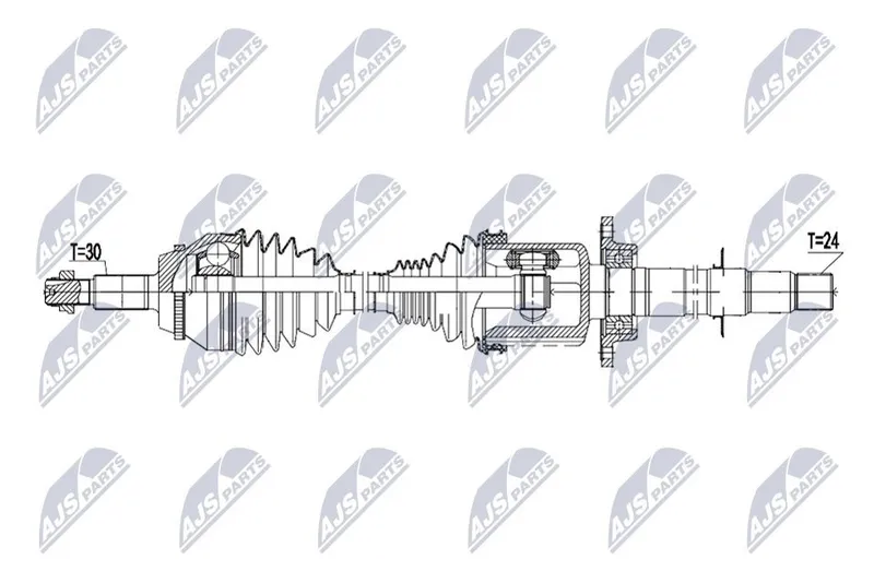 Drivaxel NTY NPW-TY-247