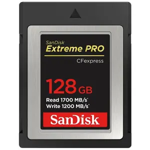 SANDISK Extreme Pro CFexpress - 1700MB/s - 128GB