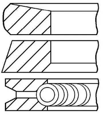 Kolvringsats GOETZE ENGINE 08-127400-00
