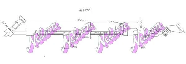 Bromsslang KAWE H6147Q