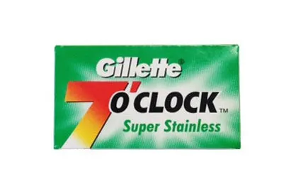 7 o’clock Super Stainless Double Edge Razor Blades x5