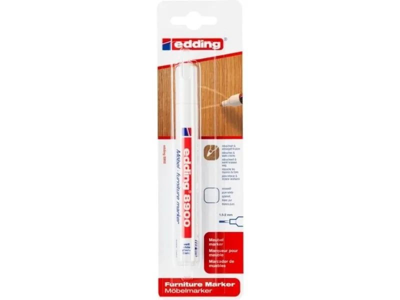 Edding e-8900 furniture marker pure white