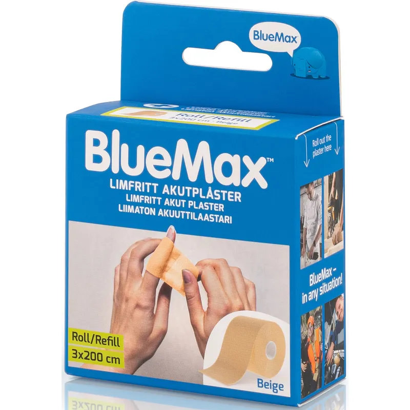 Bluemax-II Roll/refill 3 cm x200 beige 1 st