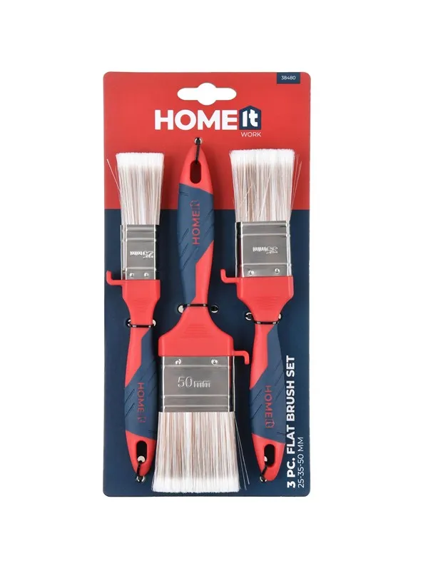 Work>it Brushes in Set of 3 Flat 25/35/50 mm