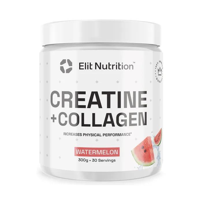 Elit Nutrition Creatine + Collagen Peptider, Watermelon, 300 g