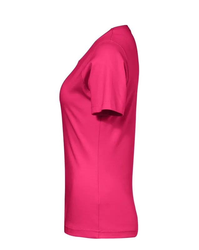 ID Interlock T-shirt för Kvinnor Pink (#3028)