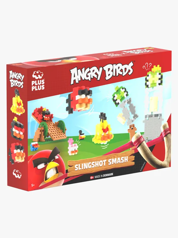 Plus Plus Angry Birds Byggset Slingshot Smash 300 Delar