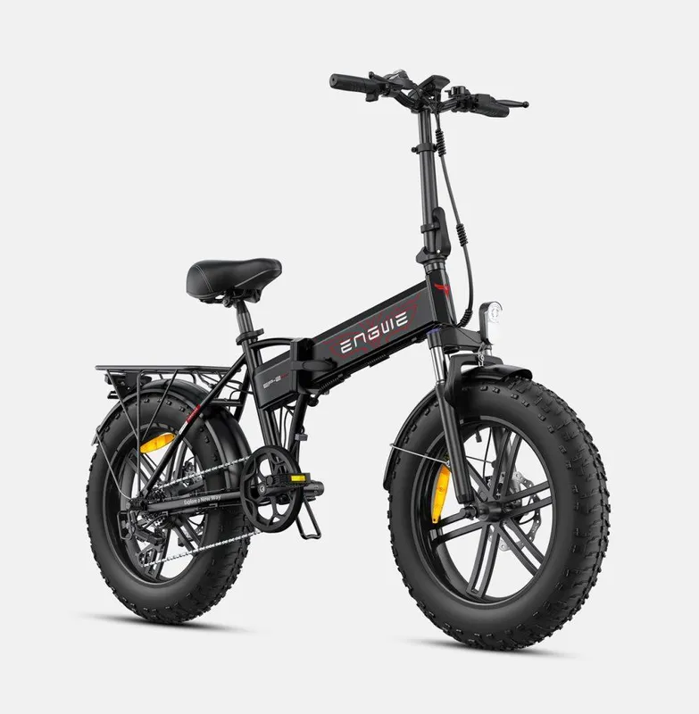 ENGWE EP-2 Boost Vikbar elektrisk cykel 250W, 20”* 4” terrängdäck, 48V13Ah löstagbart batteri, räckvidd upp till 120 km, Shimano 7-växlad