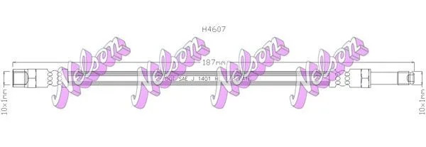 Bromsslang KAWE H4607