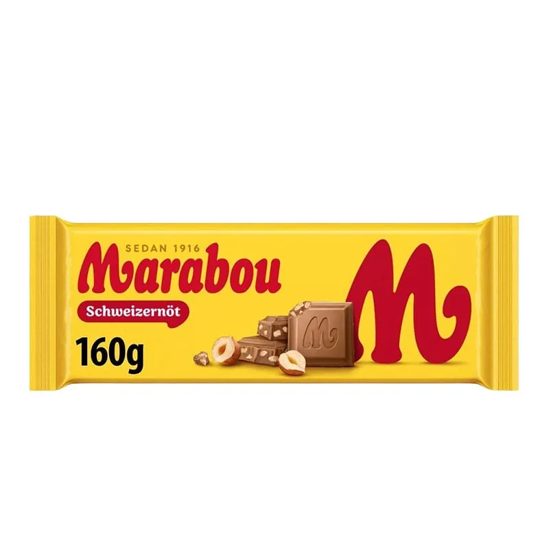 Choklad Marabou Schweizernöt 15×160 g