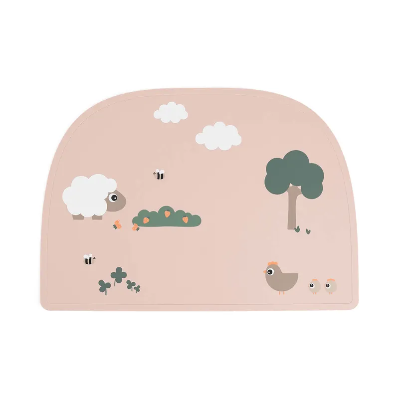 Köp 2 få 20% | Done by Deer Bordstablett Silikon Tiny farm Powder
