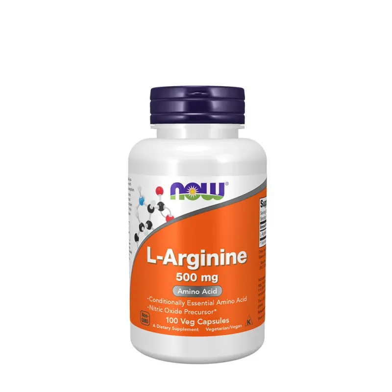 NOW L-Arginine 500mg 100 kapslar