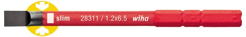 Wiha slimBit 34582 Bits spår, 75 mm, 1000 V 6,5×75 mm