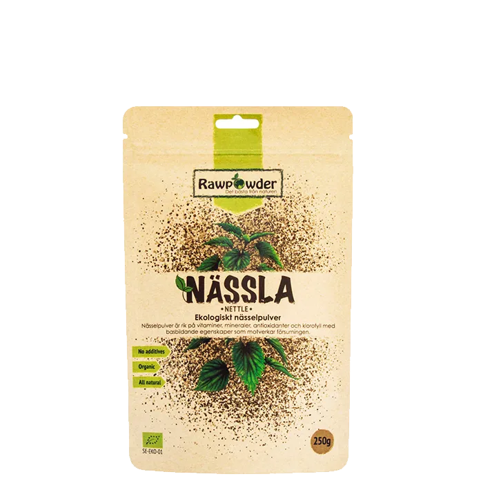 Nässelpulver 250g Ekologisk - Rawpowder