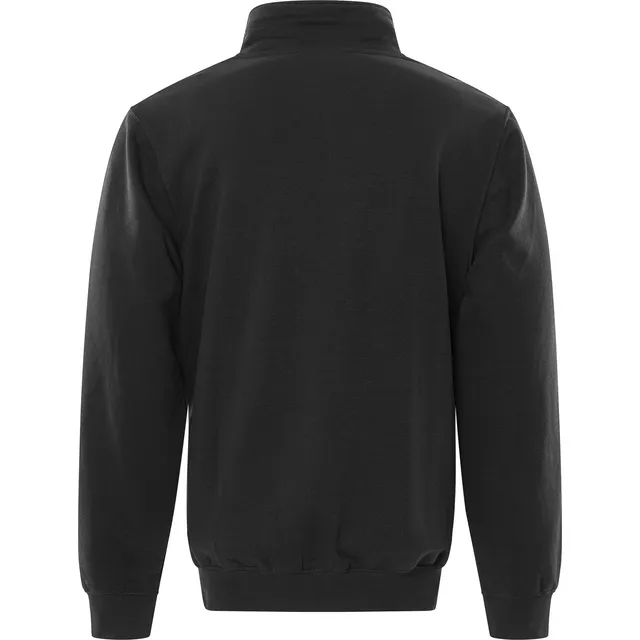 SWEATSHIRT KORT ZIP 1737 SWB SVART STL M | Beijerbygg Byggmaterial