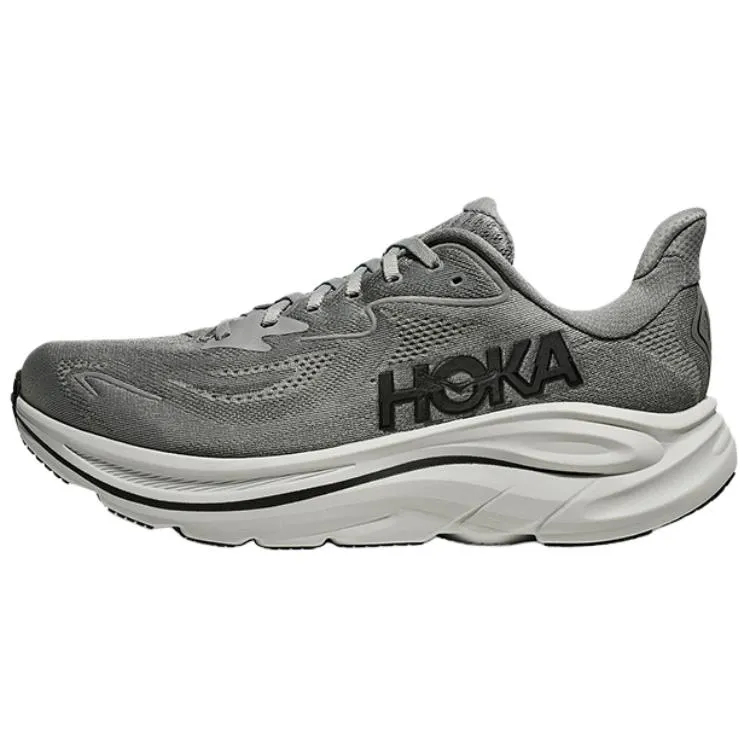 Hoka One One Clifton 10 Bekväma Mångsidiga Slitstarka Ventilerande Löparskor Herr Sneakers Grå 1162030-GYST 41