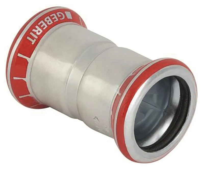 Geberit 1551005 Muff pressmuff, elförzinkad 22 x 22 mm